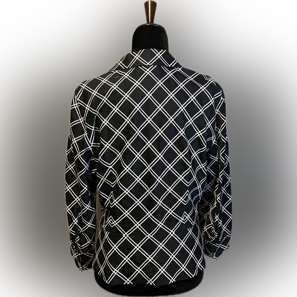 Jones New York Women's Pleat Blouse size L - Picture 3 of 11